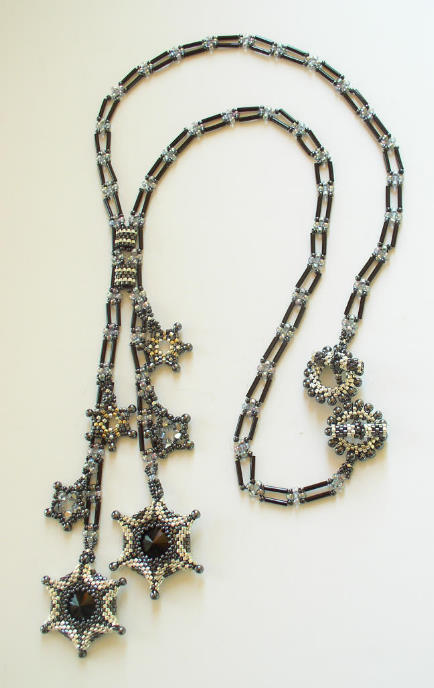 Starry Night Beaded Jewelry Necklace