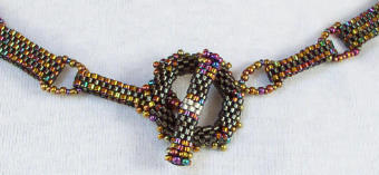 Circle Medley Necklace Bead kit detail