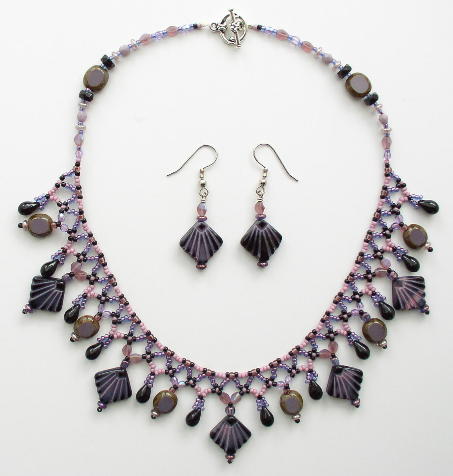 Netted Fringe Choker Bead Kit