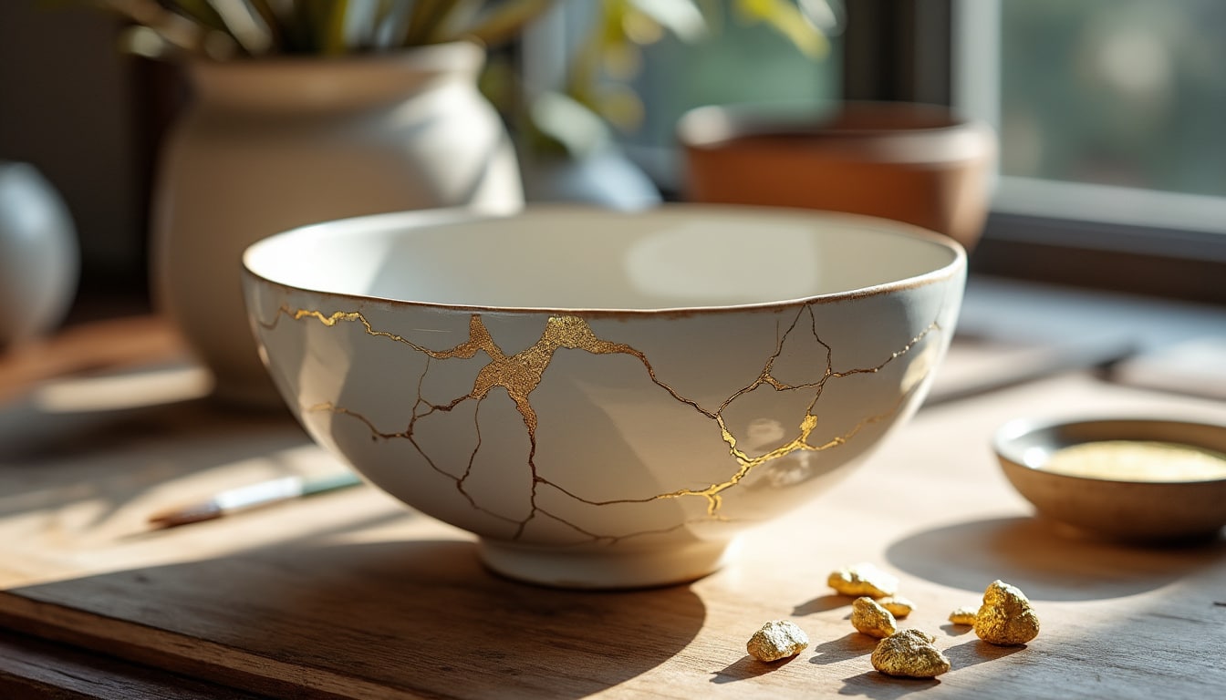 Kintsugi : réparer une céramique cassée plutôt que la jeter