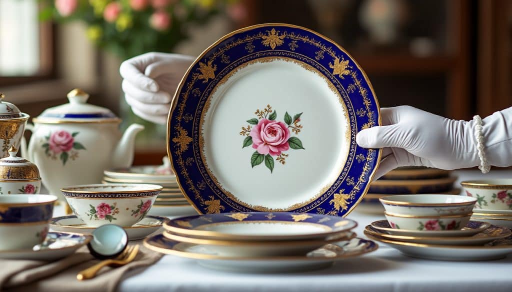 Service porcelaine de Limoges année 1970 : ce que dit le cadre