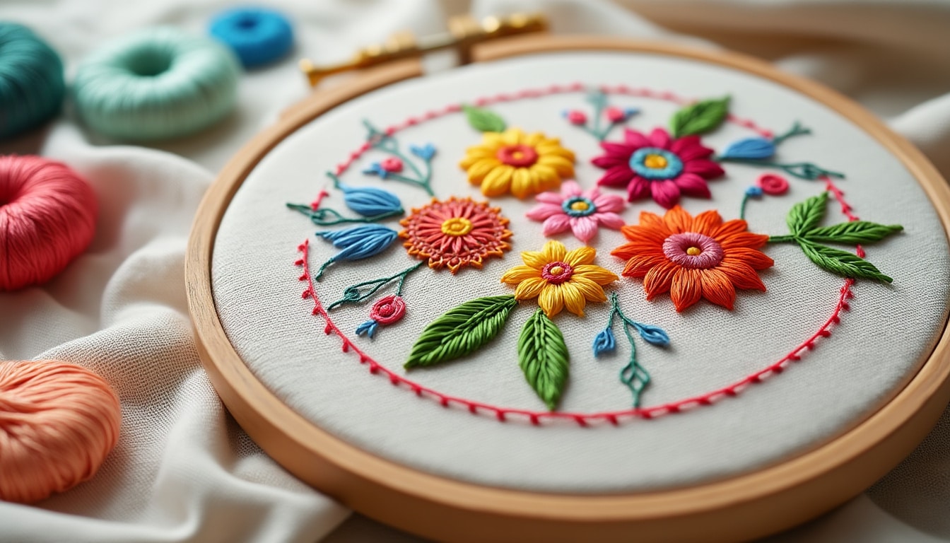 Tous les points de broderie à la main pdf gratuit : la progression