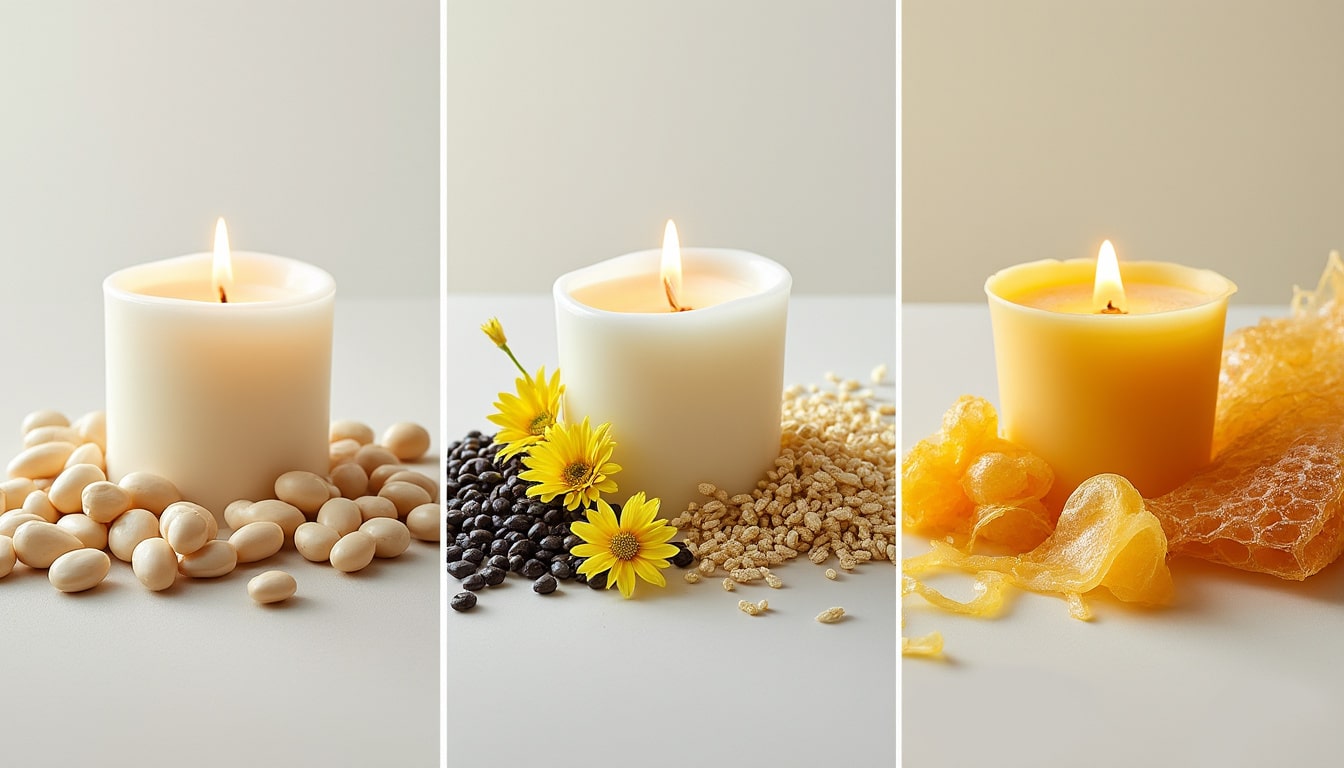 Cire de soja, de colza ou d&rsquo;abeille : ce que chacune change