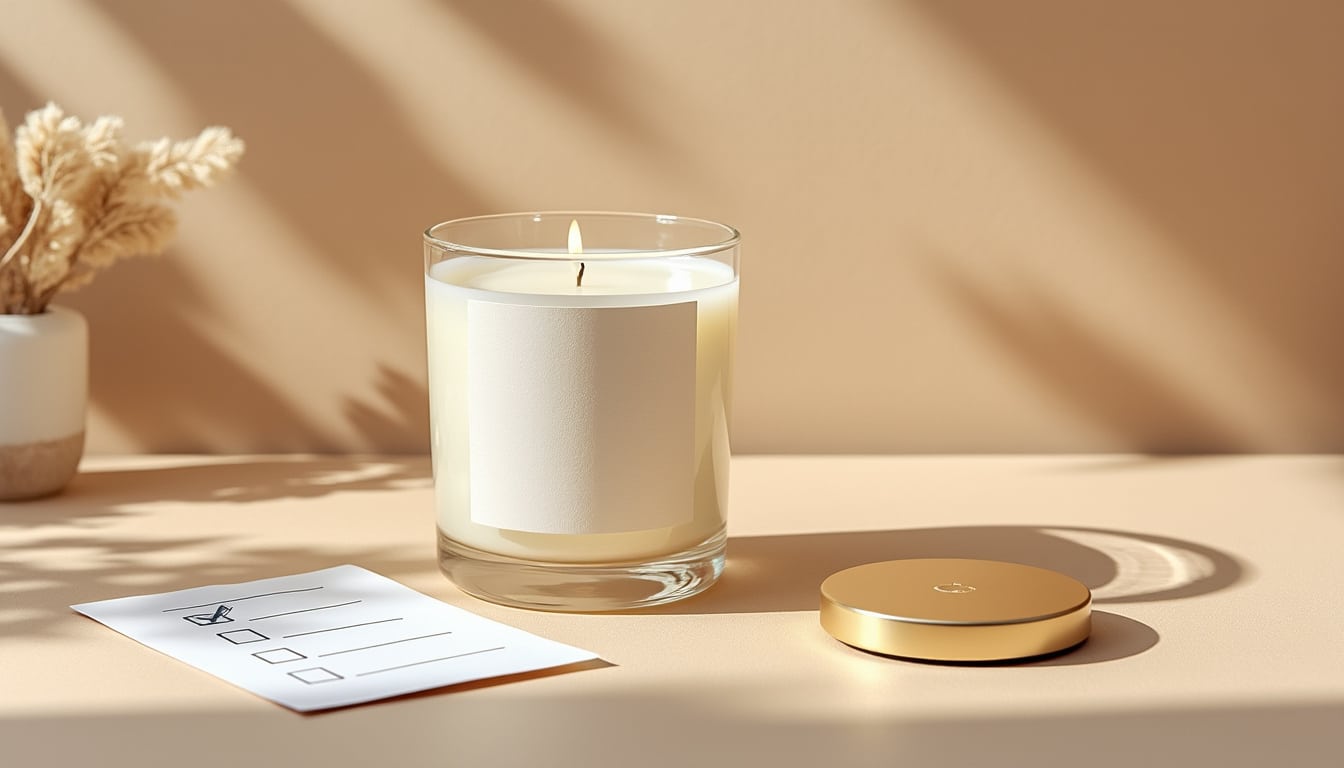 Étiquetage d&rsquo;une bougie parfumée : les mentions obligatoires