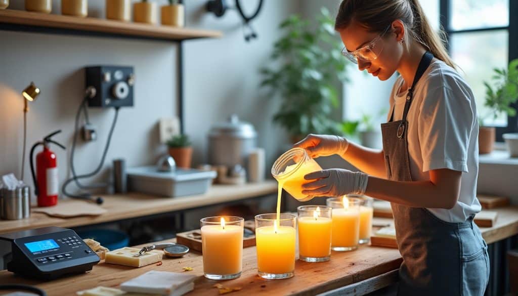 Fabriquer et vendre des bougies : ce que la réglementation impose