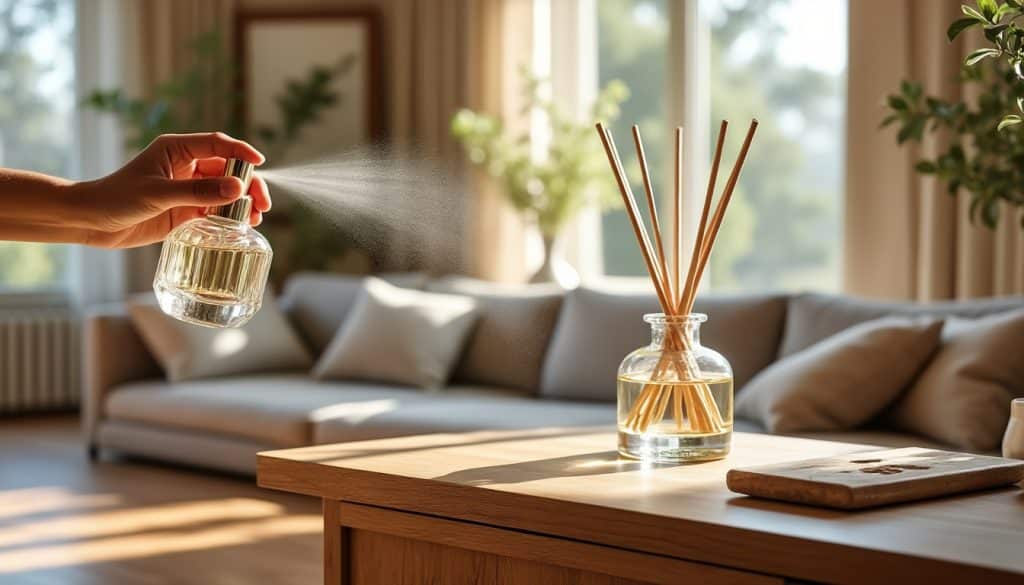 Parfum d&rsquo;ambiance et diffuseur à bâtonnets : ce qui change à l&rsquo;usage