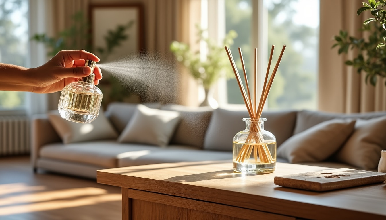 Parfum d&rsquo;ambiance et diffuseur à bâtonnets : ce qui change à l&rsquo;usage